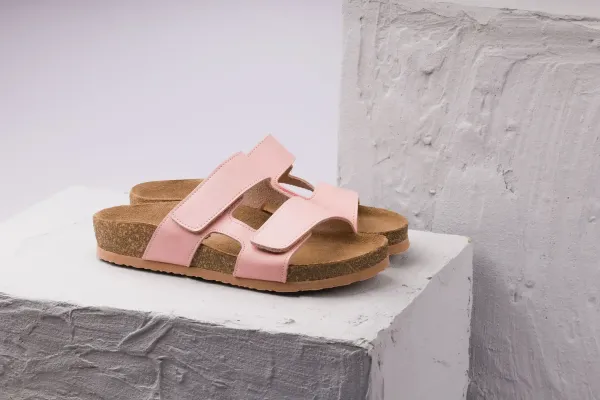 Женские шлепанцы Leon Розовый 4051-Розовая-Orlando-39 ортопедия