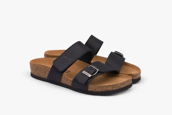 Жіночі шльопанці Leon Чорний 4052-баккар-40 ортопедія