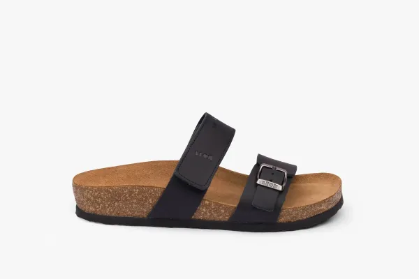 Жіночі шльопанці Leon Чорний 4052-баккар-40 ортопедія