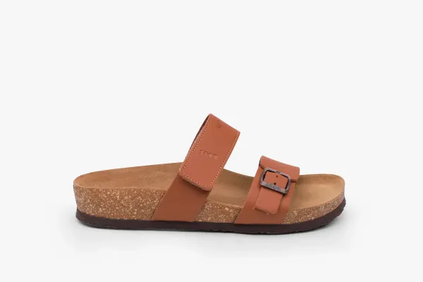 Жіночі шльопанці Leon Коричневий 4052-баккар ортопедія