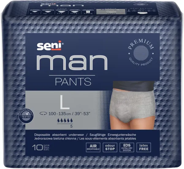 Труси поглинальні для дорослих Seni Man Pants Large 10 шт.