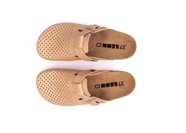 Жіноче Сабо Leon Бежевий 4250-41 ортопедія