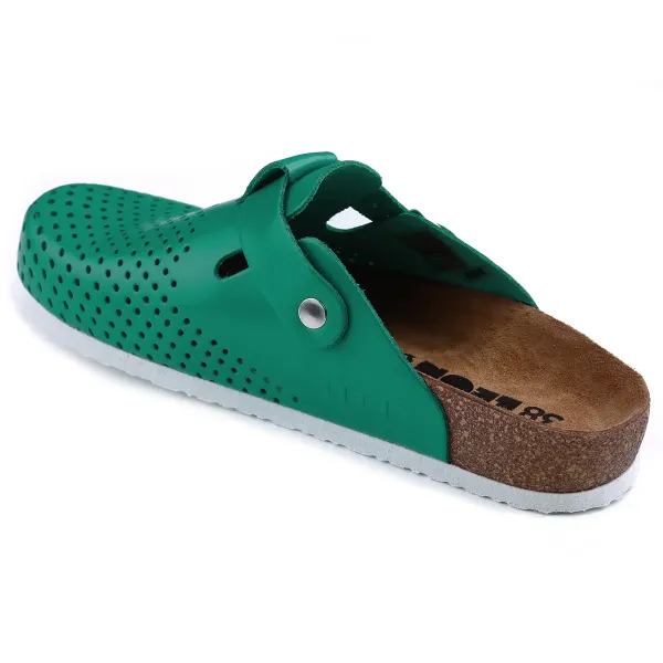 Жіноче Сабо Leon green 4250-Зелений ортопедія