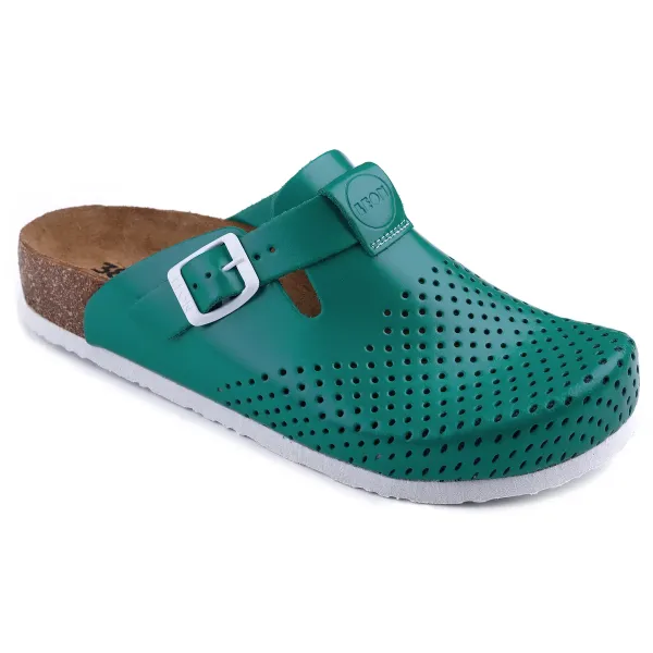 Жіноче Сабо Leon green 4250-Зелений ортопедія