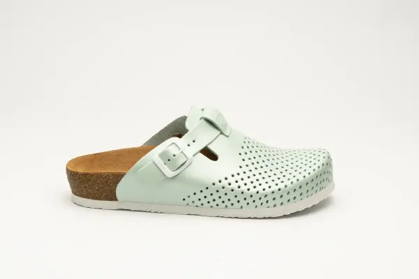 Жіноче Сабо Leon green-pearl 4250-Зелений-перла ортопедія