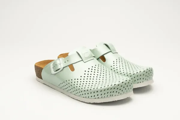 Жіноче Сабо Leon green-pearl 4250-Зелений-перла ортопедія