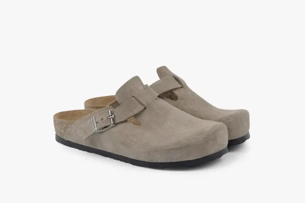 Жіноче Сабо Leon Сірий 4256-Сіва-велюр-41 ортопедія