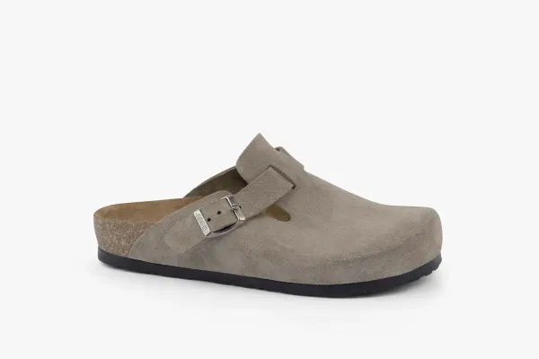 Жіноче Сабо Leon Сірий 4256-Сіва-велюр-41 ортопедія