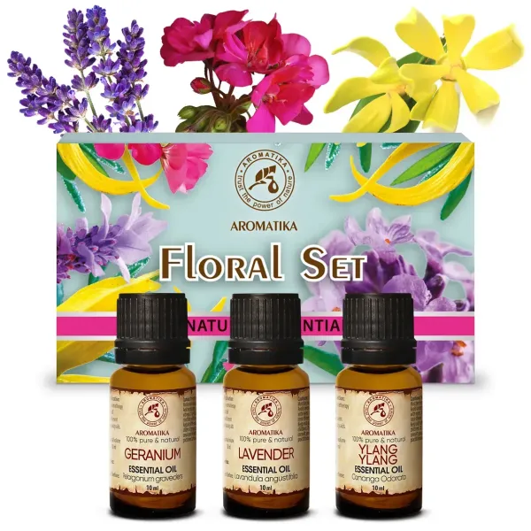 Набір ефірних олій «Квітковий аромат» Ароматика
