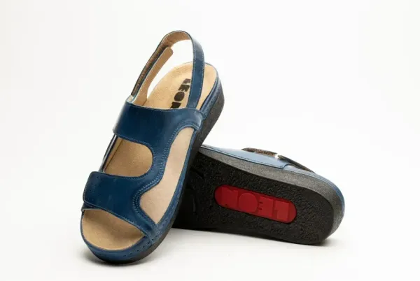 Жіночі сандалії Leon Синій 5020-38 ортопедія