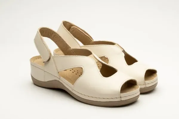 Жіночі сандалії Leon Бежевий 924 ортопедія