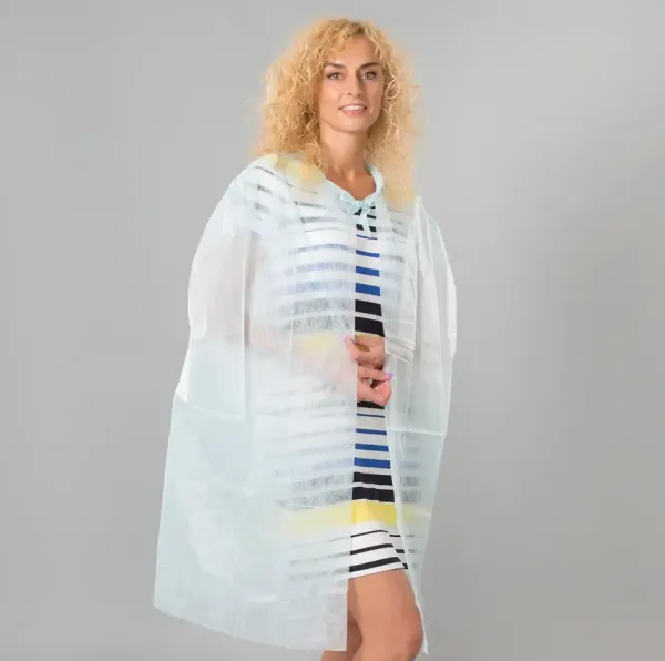 Накидка для відвідувача Polix PRO&MED™ (1 шт/пач) Колір: блакитний