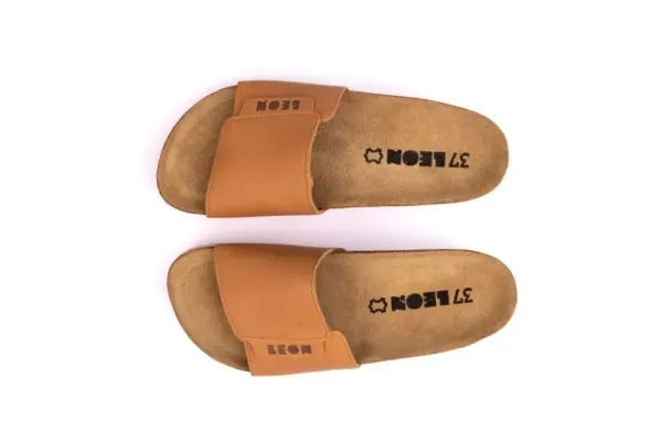 Женские шлепанцы Leon Коричневый 4022-36 ортопедия