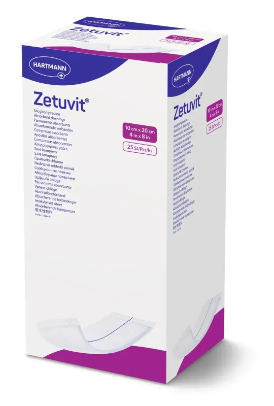 Пов'язка сорбційна Zetuvit® / Цетувіт 10см х 20см 1шт