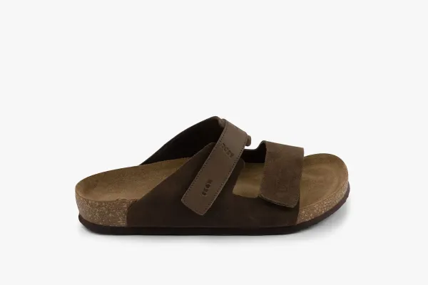 Чоловічі шльопанці Leon Коричневий 4704-43 ортопедія