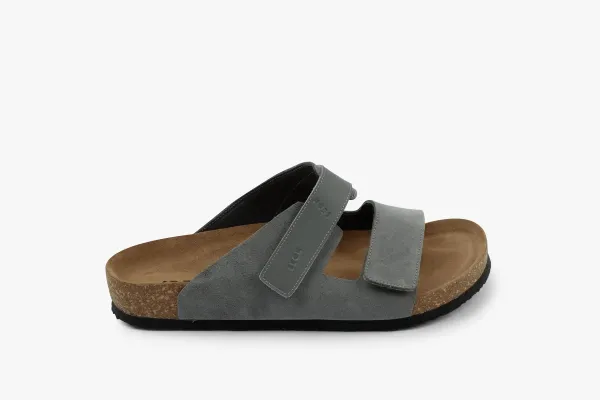 Чоловічі шльопанці Leon gray 4704-Сива-43 ортопедія