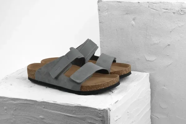 Чоловічі шльопанці Leon Сірий 4704-Сива-47 ортопедія