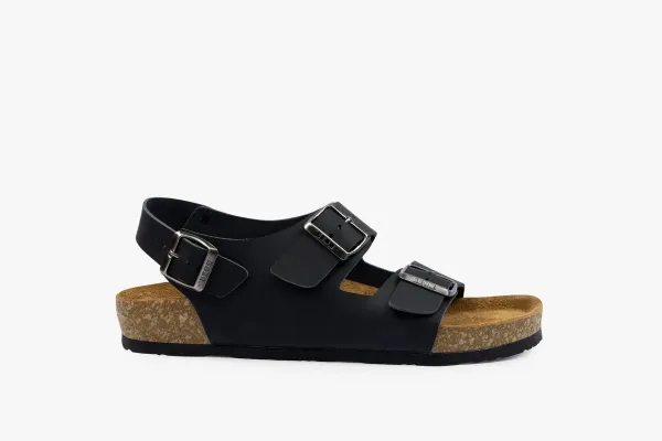 Чоловічі сандалії Leon Чорний 4710-47 ортопедія