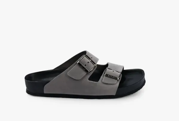 Мужские шлепанцы Leon gray 4724-Сива-лук-46 ортопедия