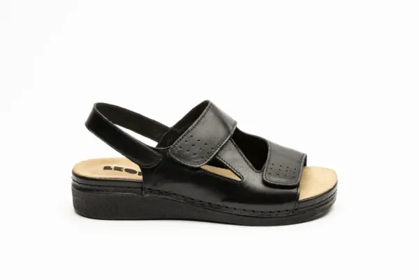 Женские сандалии Leon Черный 5020-40 ортопедия