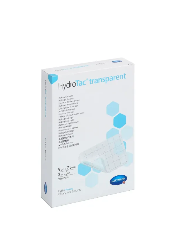 Повязка гидрогелевая HydroTac® transparent / ГидроТак транспарент 5см x 7,5см 1шт