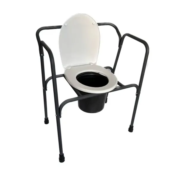 Стілець туалет нерегульований складний PMED-101 для інвалідів літніх хворих крісло