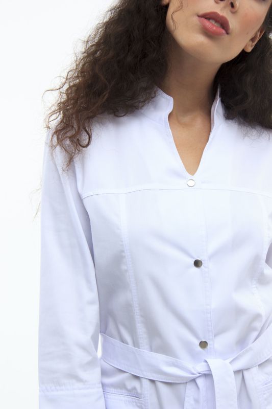 Медицинский халат 102 цвет белый