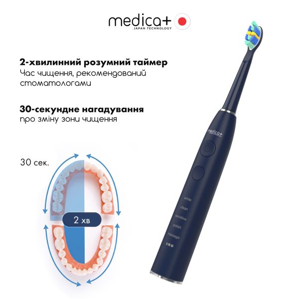 Ультразвукова зубна щітка MEDICA+ PROBRUSH 8.0 Blue