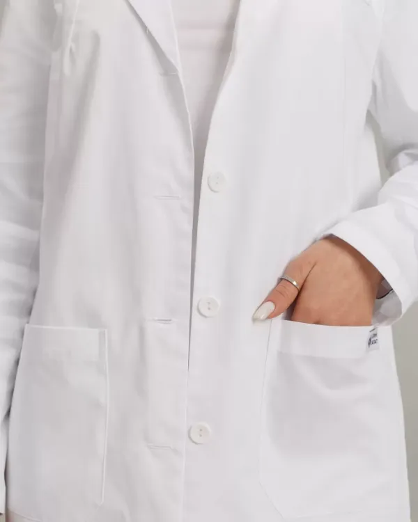 Халат медицинский женский Киев цвет белый