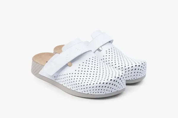 Жіноче Сабо Leon Білий 500-36 ортопедія