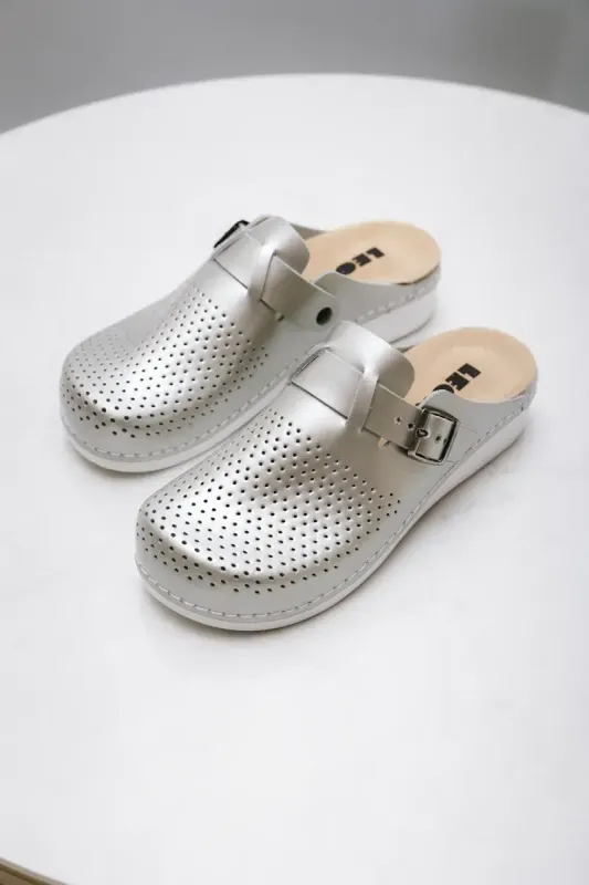 Жіноче Сабо Leon Перламутровий 500-Перла-36 ортопедія