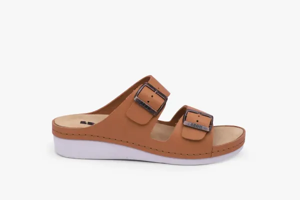 Жіночі шльопанці Leon Коричневий 5012-Orlando-39 ортопедія