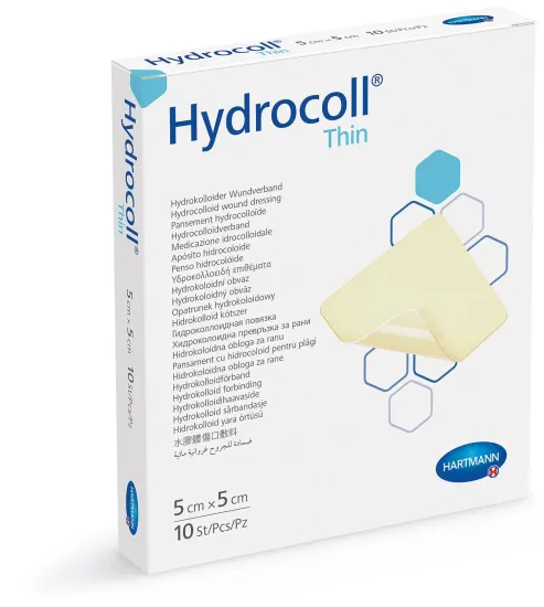 Повязка гидроколлоидная Hydrocoll® Thin / Гидроколл тен 5см х 5см 1шт