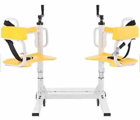 Стул туалет на колесиках складной Профессиональное кресло-каталка с регулировкой высоты