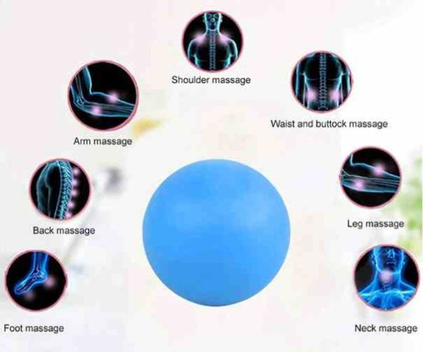 Массажный мяч для МФР Тяжелый Фасциальный мяч для фитнеса и йоги 6см 6x6 см