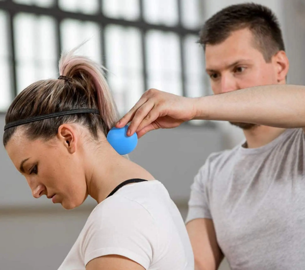 Массажный мяч для МФР Тяжелый Фасциальный мяч для фитнеса и йоги 6см 6x6 см