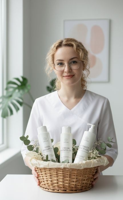 Комплект професійних засобів для догляду за тілом та волоссям LirioMed 