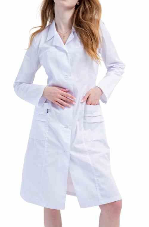 Халат медицинский женский 0613 цвет белый