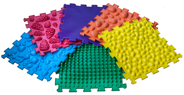 Ортопедический массажный коврик "Мега Микс" 21 элемент