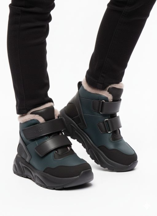 Черевики дитячі профілактичні зимові, сірий (арт.LEO-3338KR), Theo Leo (Туреччина)