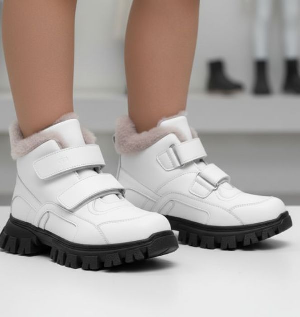 Ботинки детские профилактические зимние, белый (арт.LEO-2584KR), Theo Leo (Турция)