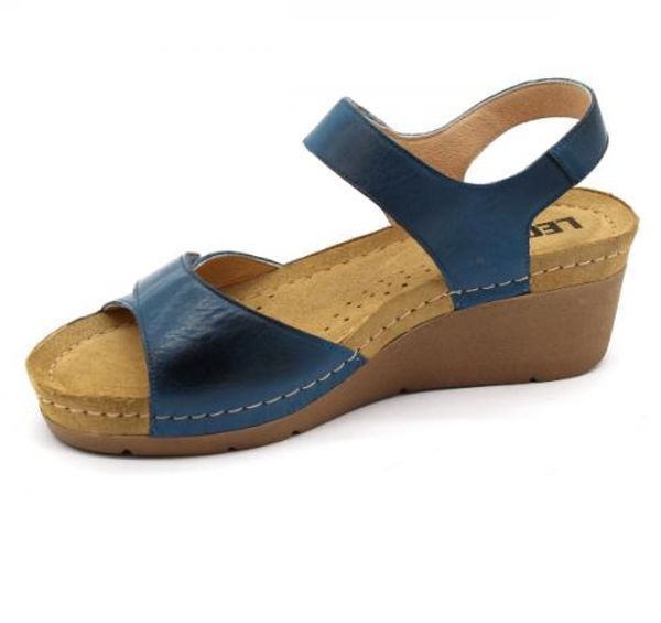 Dámské sandály Leon Blue 1041-modré ortopedické
