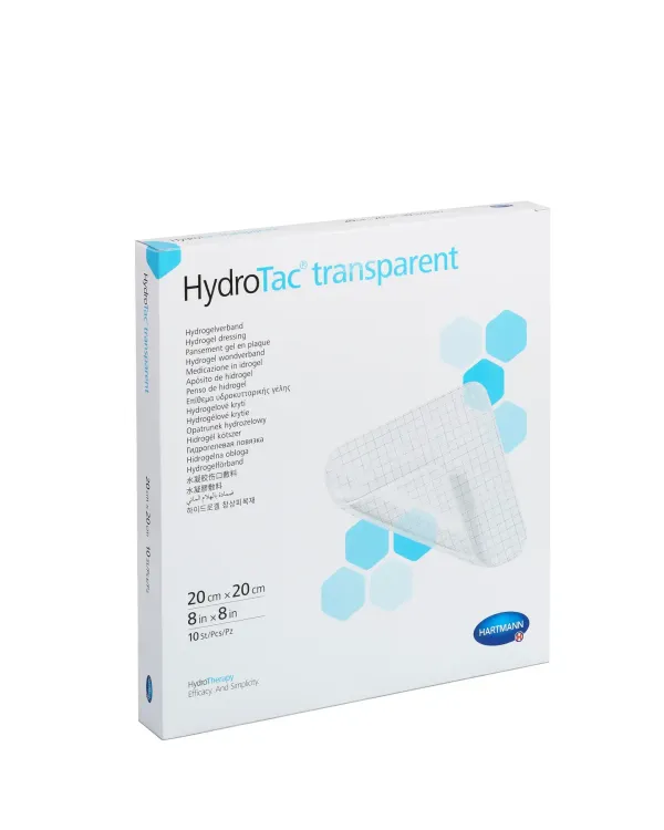 Пов`язка гідрогелева HydroTac® transparent / ГідроТак транспарент 20см x 20см 1шт