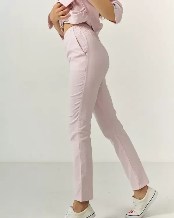 Медичний костюм жіночий Шанхай колір пудровий