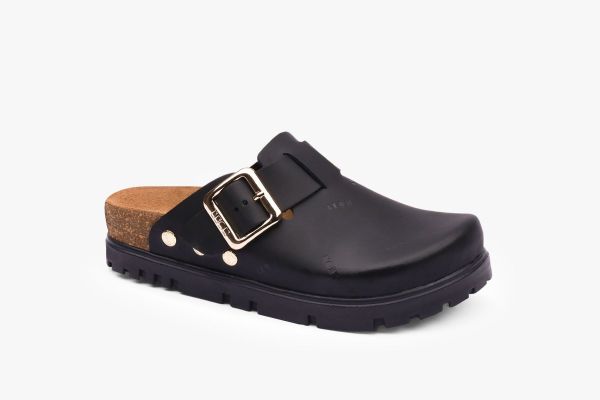Жіноче Сабо Leon Чорний 6000-баккар-36 ортопедія