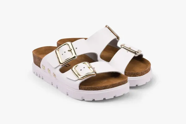 Жіночі шльопанці Leon Білий 6010-36 ортопедія