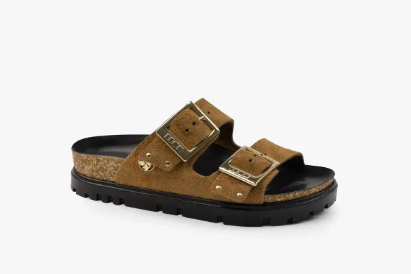 Жіночі шльопанці Leon Коричневий 6014-mink-41 ортопедія