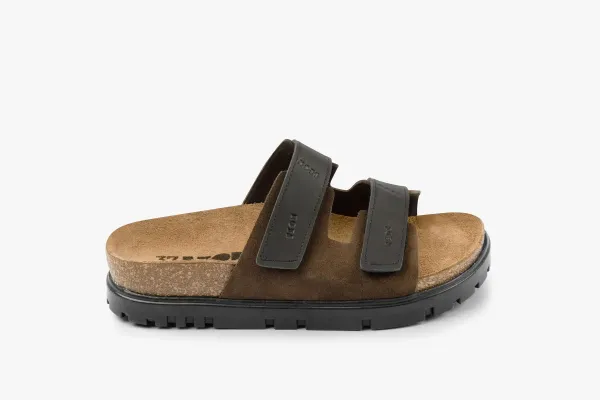 Женские шлепанцы Leon Коричневый 6020 ортопедия