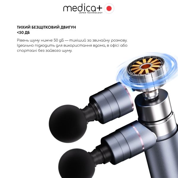 Перкусійний масажер MEDICA+ MassHand Pro 2Х (Japan) 