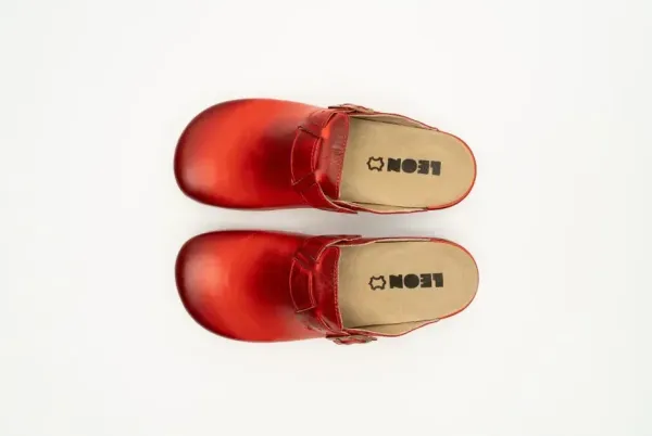 Жіноче Сабо Leon Червоний 5000-39 ортопедія